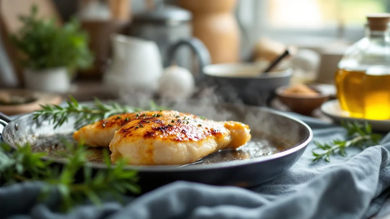 Nejlepší trik, jak osmažit kuřecí filet na pánvi, aby zůstal šťavnatý