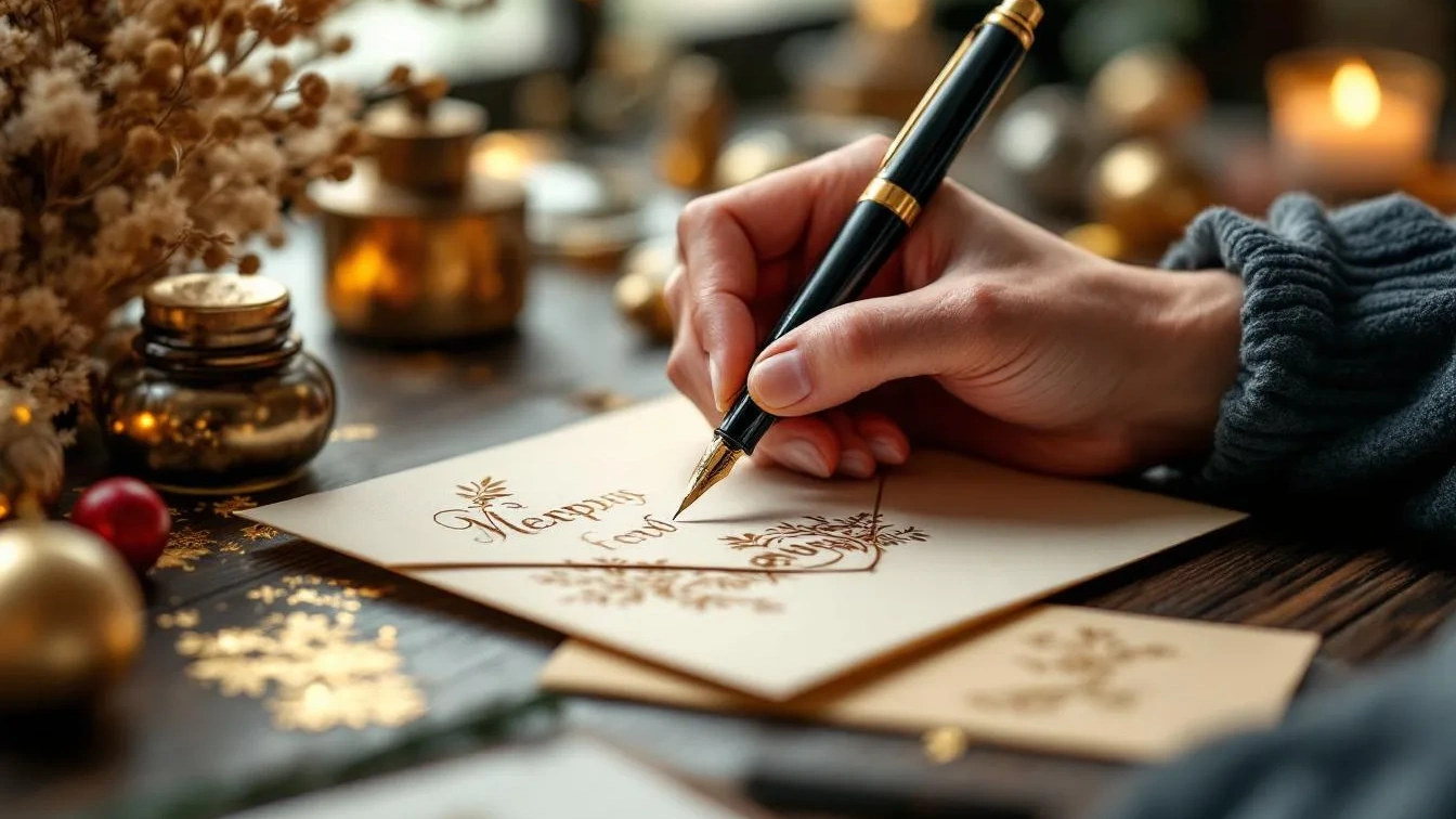 Umění kaligrafie bez stresu: Jak psát na slavnostní obálky elegantně a bez jediné chyby