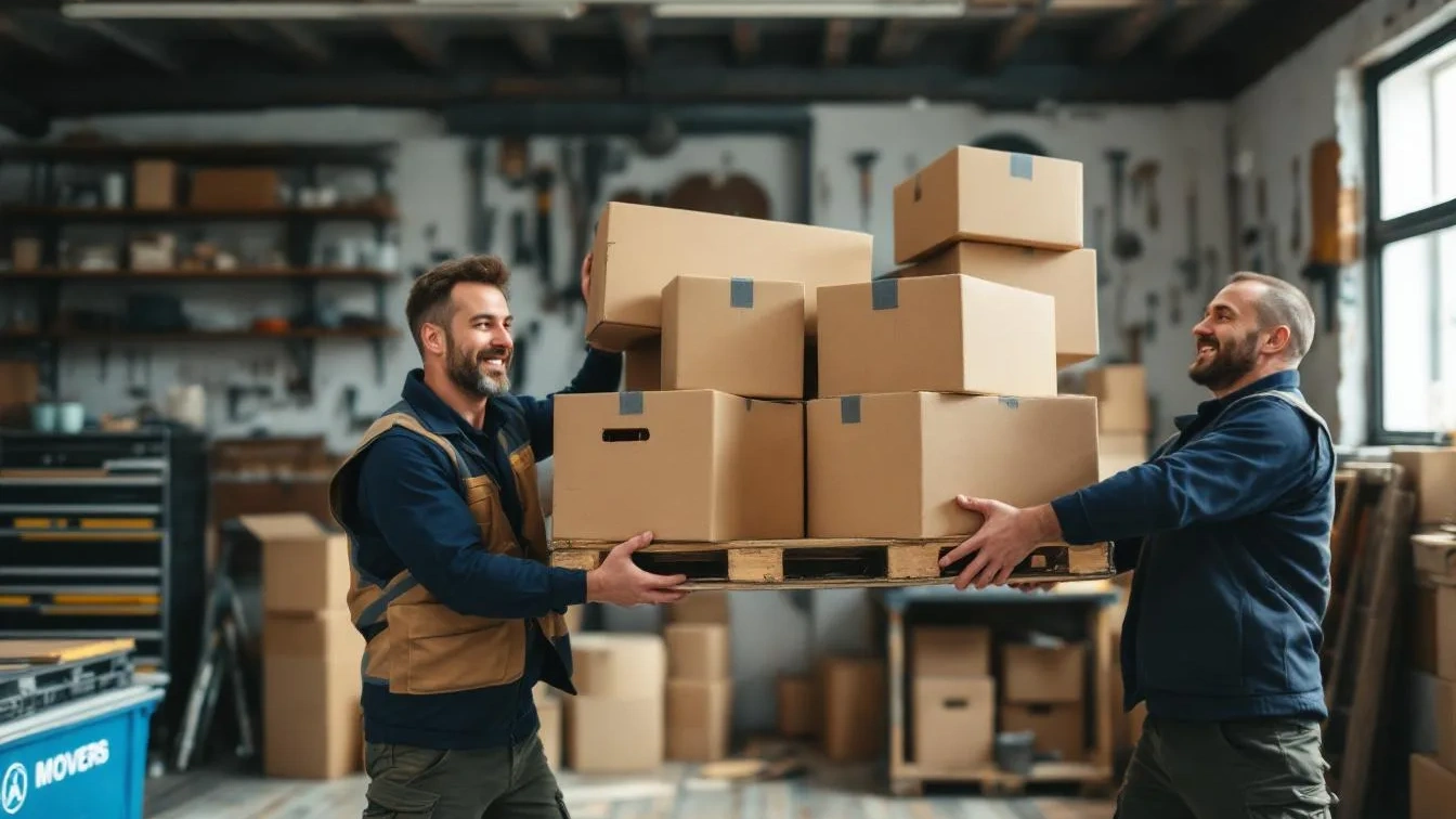 Zkušení stěhováci odhalují trik, jak pomocí velké krabice odnést hromadu kartonů najednou