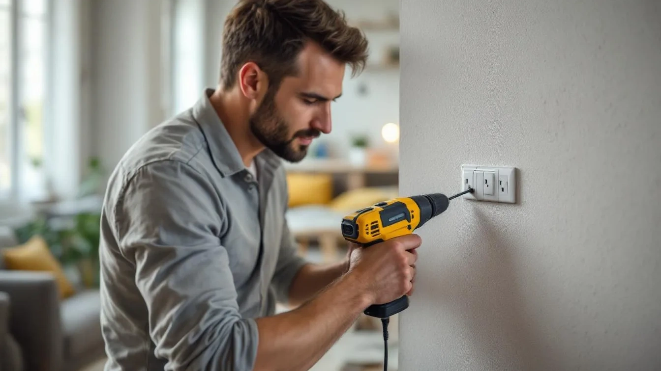 Bezpečné kutilství v paneláku: Jak vrtat do zdí bez rizika poškození skrytých rozvodů elektřiny