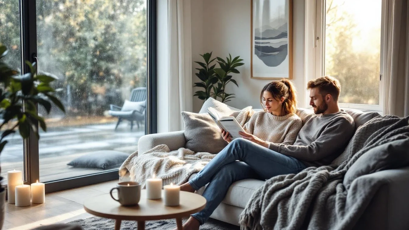 Jak si doma vytvořit „útočiště pro deštivé dny“ podle skandinávského vzoru