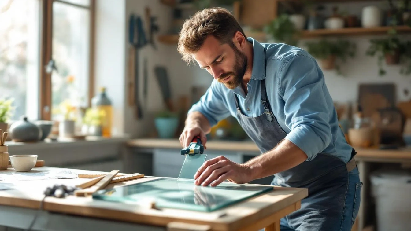 Mistrovství v dílně: Jak naříznout sklo naprosto rovně hned napoprvé i bez drahého vybavení