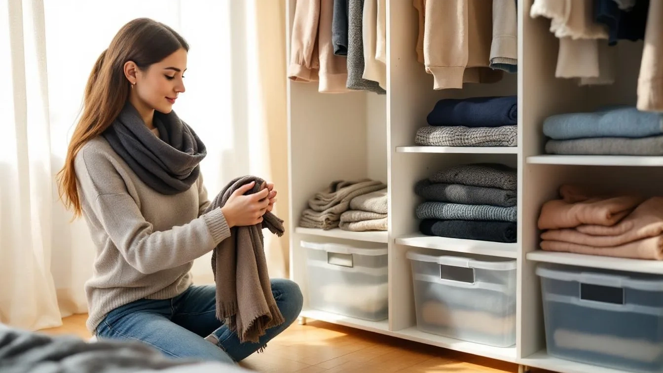 Tajemství uspořádané skříně: Jak se zbavit zimního oblečení bez chaosu a získat místo pro nové kousky