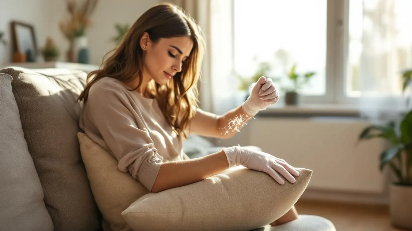 Trik s vlhkou rukavicí opravdu funguje a zbaví váš byt kočičích chlupů za pár vteřin