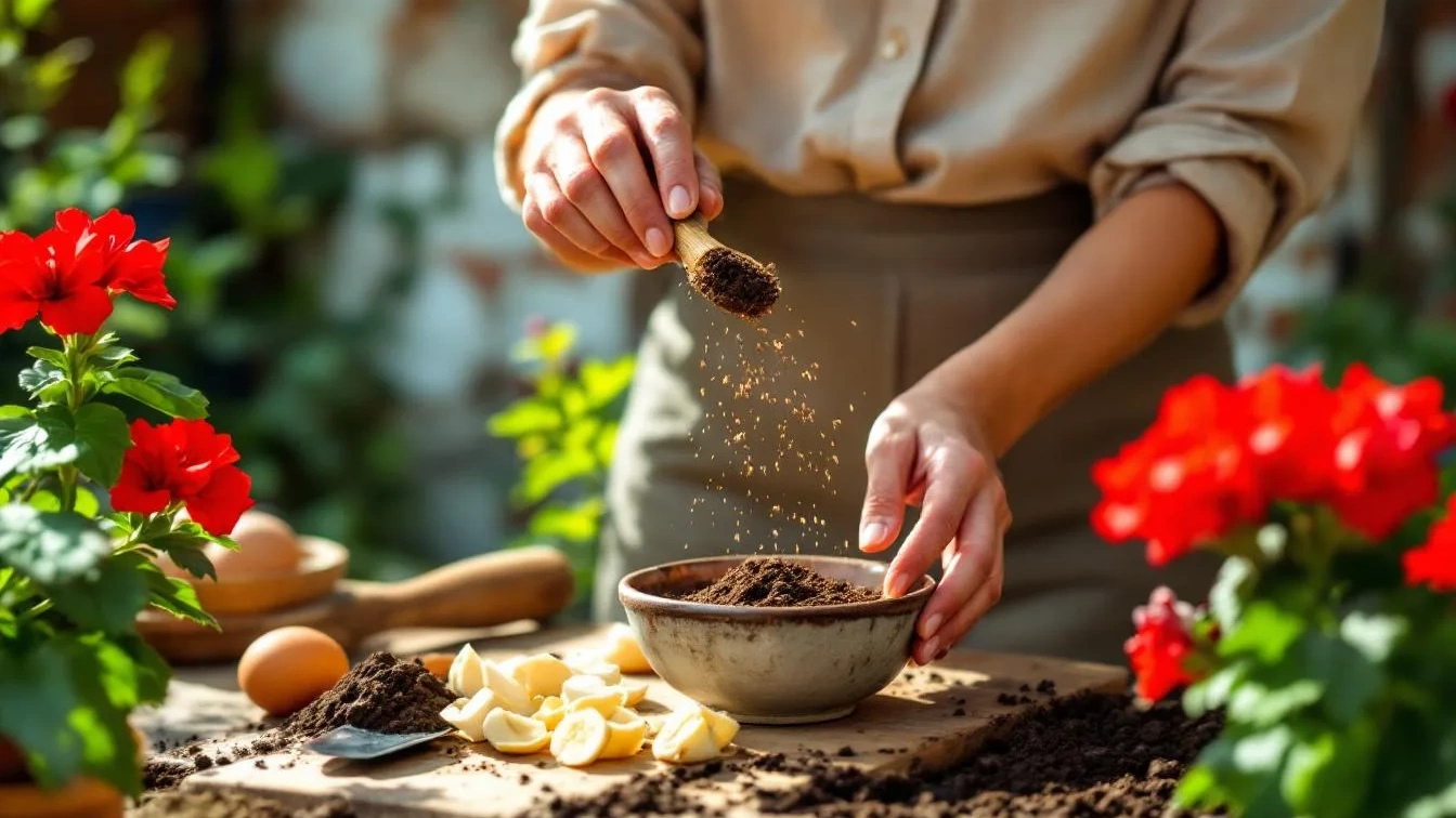 Zapomeňte na drahá hnojiva: Tato domácí směs probudí vaše muškáty k neuvěřitelné síle