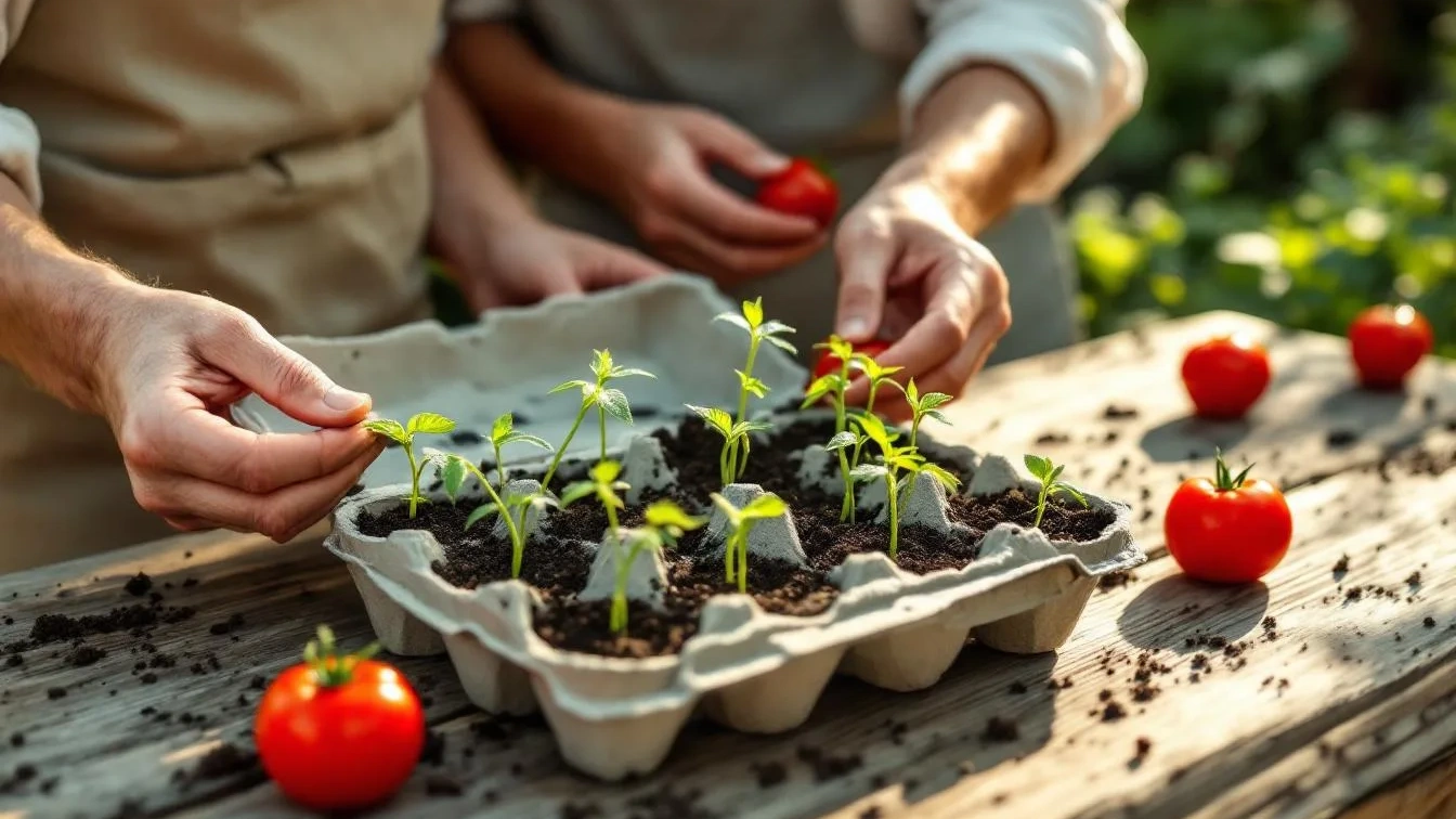 Zapomeňte na drahé sazenice: Starý trik s prázdným platem od vajec, který zajistí rekordní úrodu rajčat