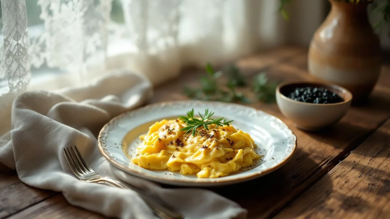 Zapomeňte na nudnou snídani: Tato jedna ingredience dodá obyčejným míchaným vajíčkům luxusní rozměr